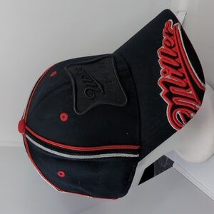 Miller High Life Beer Hat Cap Blaze Black one Adult Size top of the world